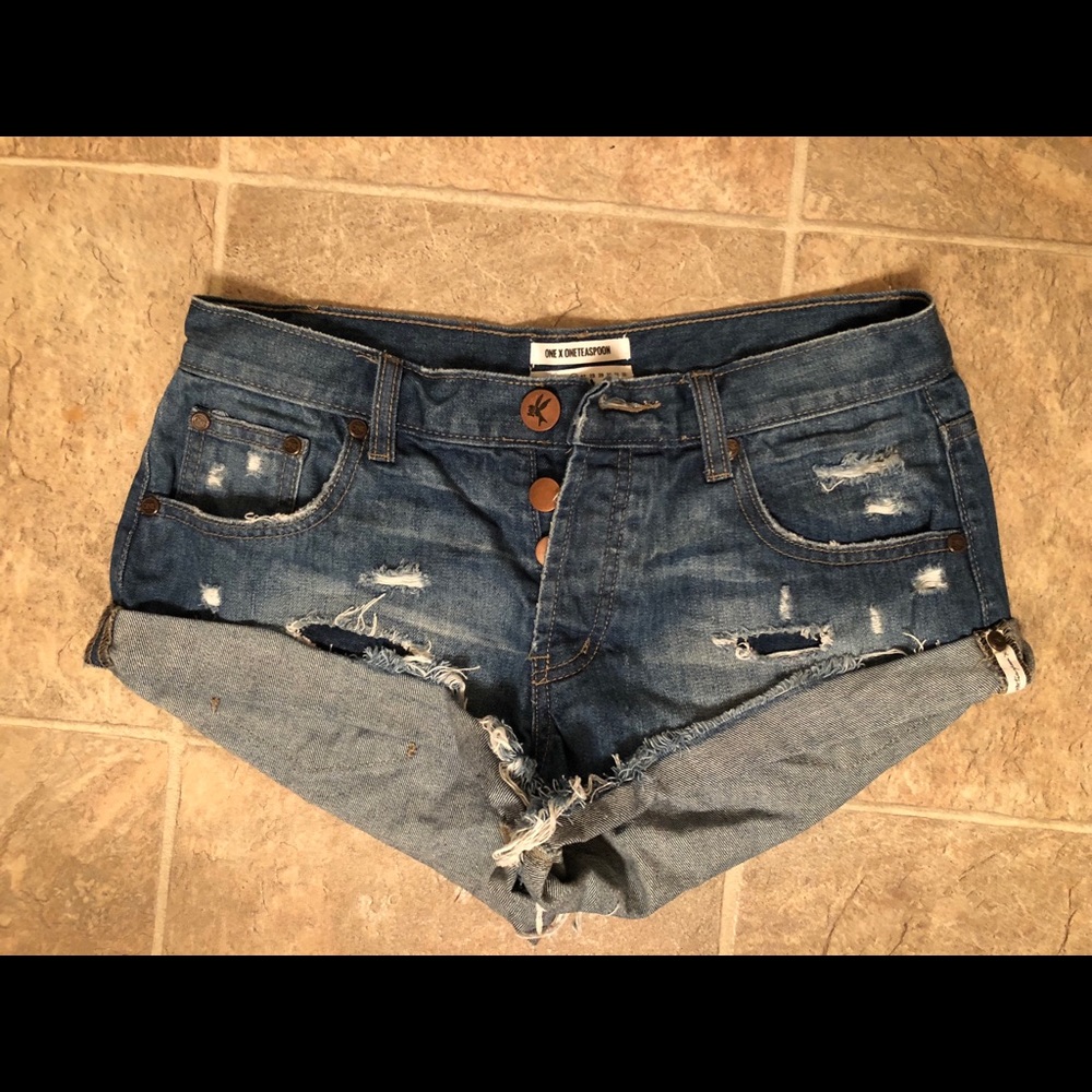 One Teaspoon Jean Shorts